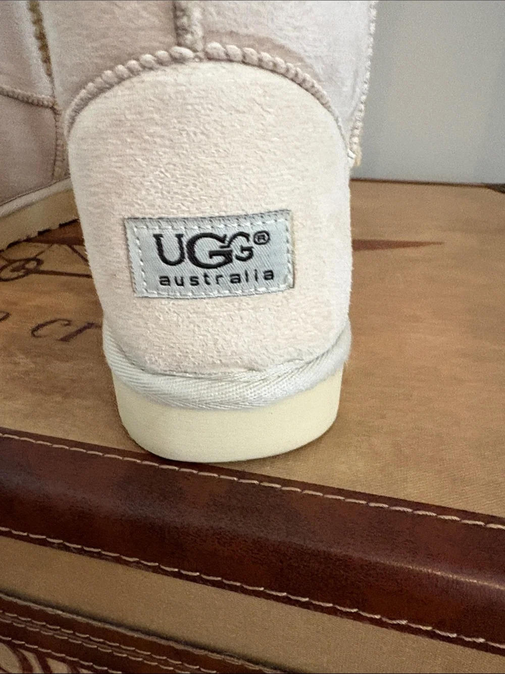 UGG Women's Button Short Boots Cream Colored